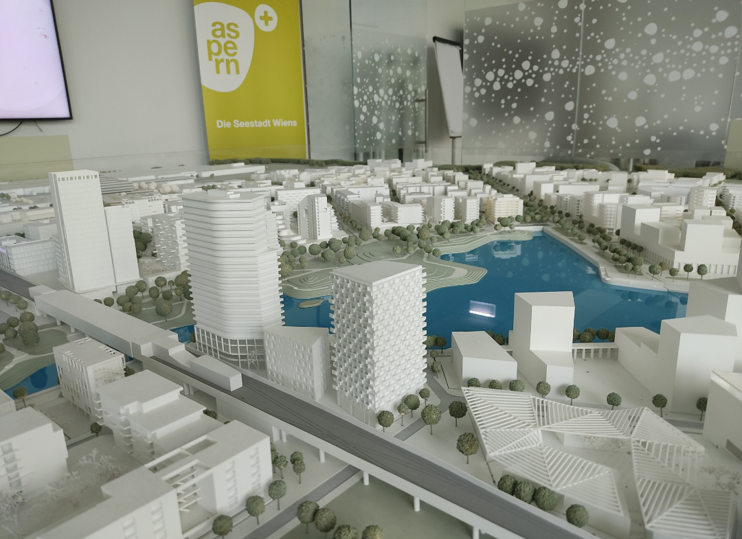 Ein Quartier mit Wohnen, Arbeiten und Gastronomie direkt am See