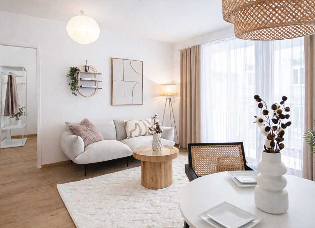 Einblick in die Musterwohnung