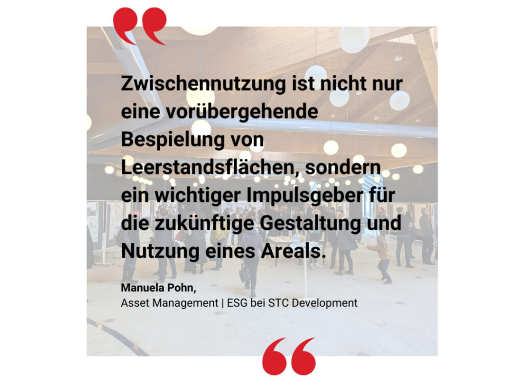 Quartiersentwicklung beginnt mit Zwischennutzung