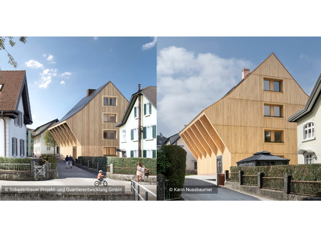 Von der Visualisierung zum fertigen Wohnbau