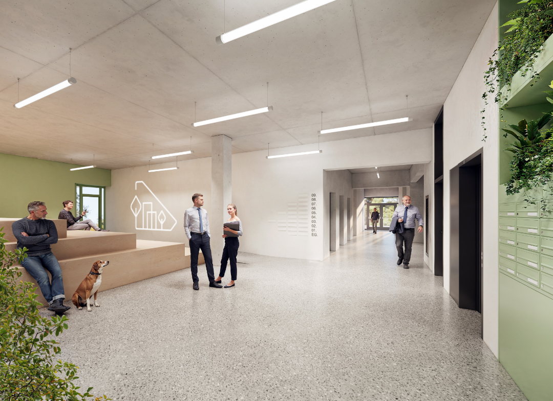 Das Forum: die offene Begegnungszone für alle Nutzer:innen